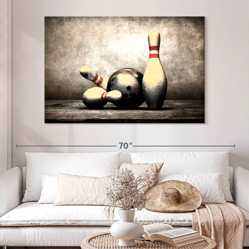 Grunge Bowling, 34" H x 51" W