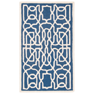 Tapis en laine touffeté à la main Cannen