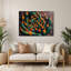 Art mural noir en forme de fruit, concombre cornu africain-39069878