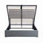 Lit plateforme tapissier avec système de rangement hydraulique-611202894-611202893