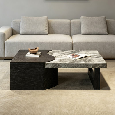 High-End Modern Minimalism Slate Coffee Table