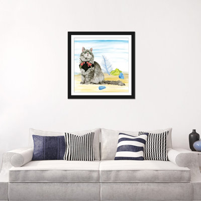 «Summer Purr Party III» par Melissa Wang, reproduction sur toile tendue sur châssis