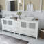  Wooden 84" Double Bathroom Vanity Set with Mirror-27042791