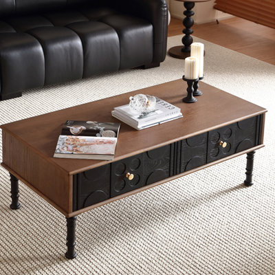 French-style double-colour coffee table
