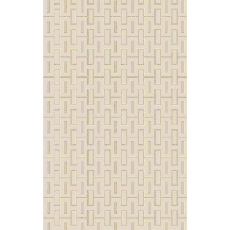 Ines  Viscose Geometric Indoor Rug, Rectangle 2' x 3'