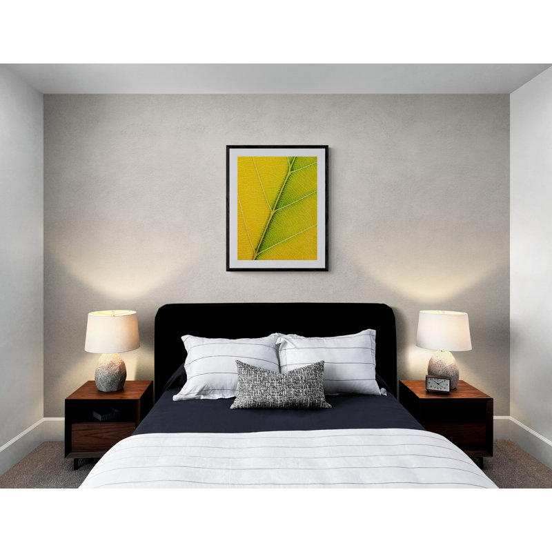 Autumn Leaf Print by Philippe Monthoux, Black Framed Paper, 30" H x 24" W