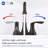 4 Inch 2-Handle 360° High Arc Swivel  Bathroom Faucet with Pop-up Drain & Supply Hoses-107364999