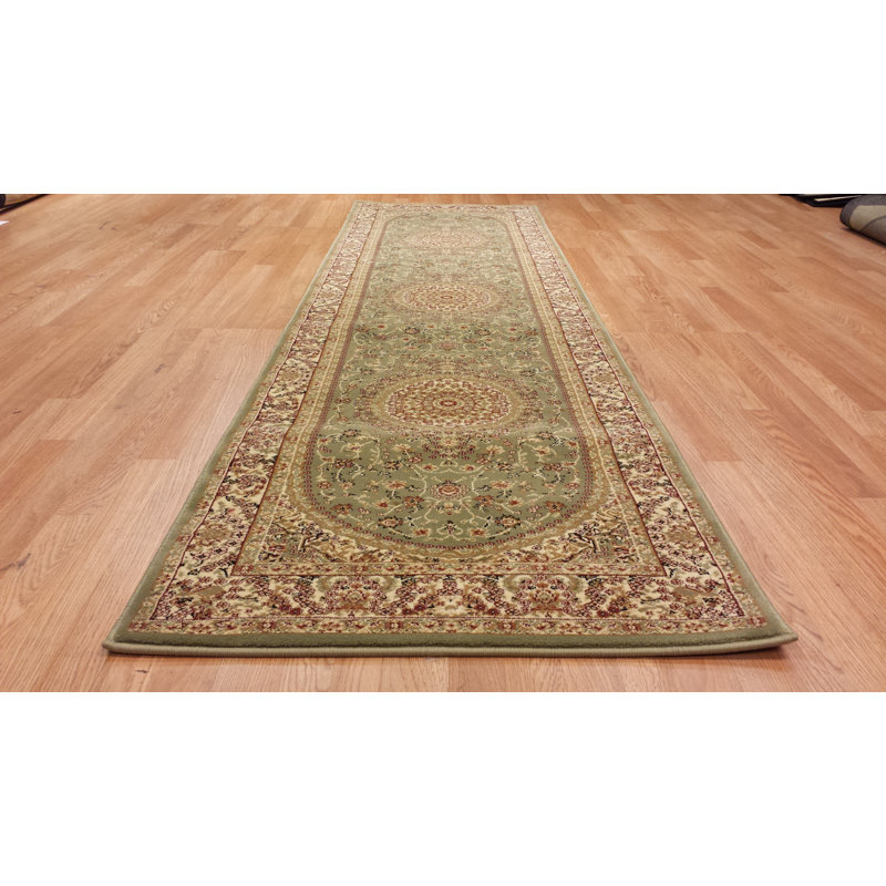 Wool Oriental Indoor Rug, Runner 2'7" x 14'6"