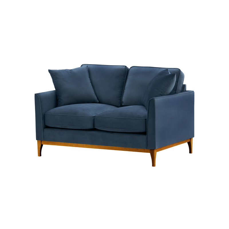 Jaap 2 Seater Sofa, Walnut, Blue