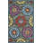 Suzani Hand Hooked Wool Geometric Rug-22179102