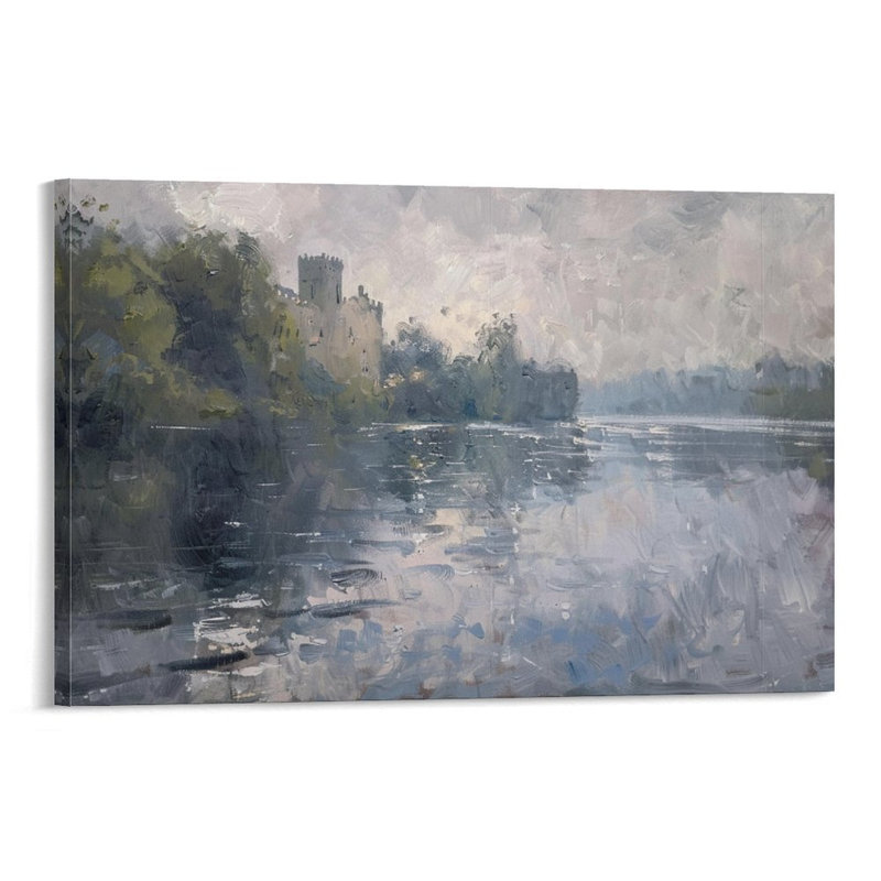 Toile encadrée 24 "x 36" avec cadre en bois, prête à être accrochée, 24 po x 36 po
