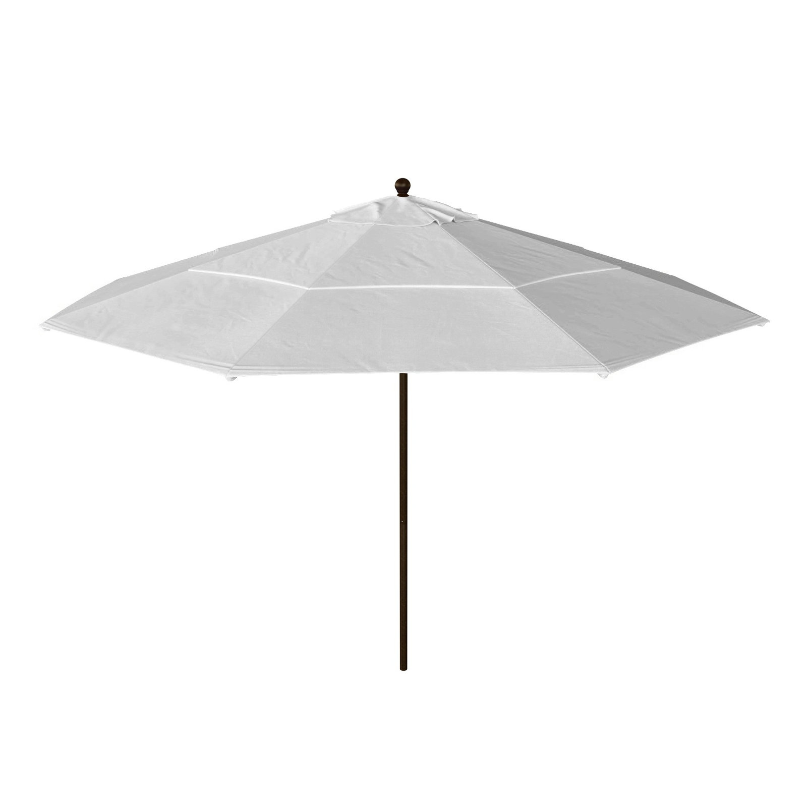 Delora 132'' Outdoor Umbrella, Natural- Pacifica, Black