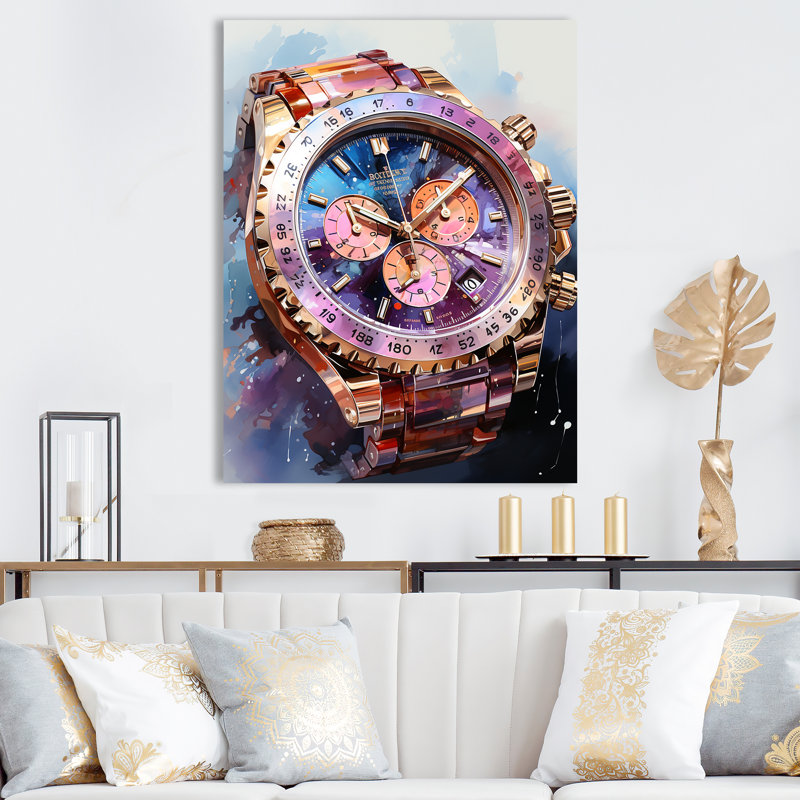 Luxury Luxury Pearl Paradox - Décoration murale tendance, H 20 po x l 12 po x P 1 po, Toile tendue