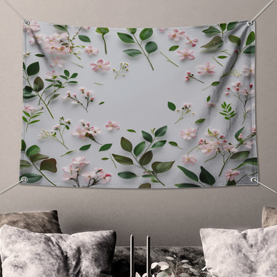 Floral Wall Tapestry - Nature Wall Decor