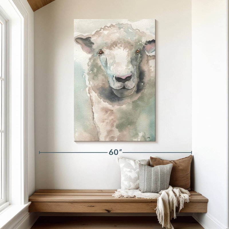 Brampt Muted Lamb, 48" H x 32" W
