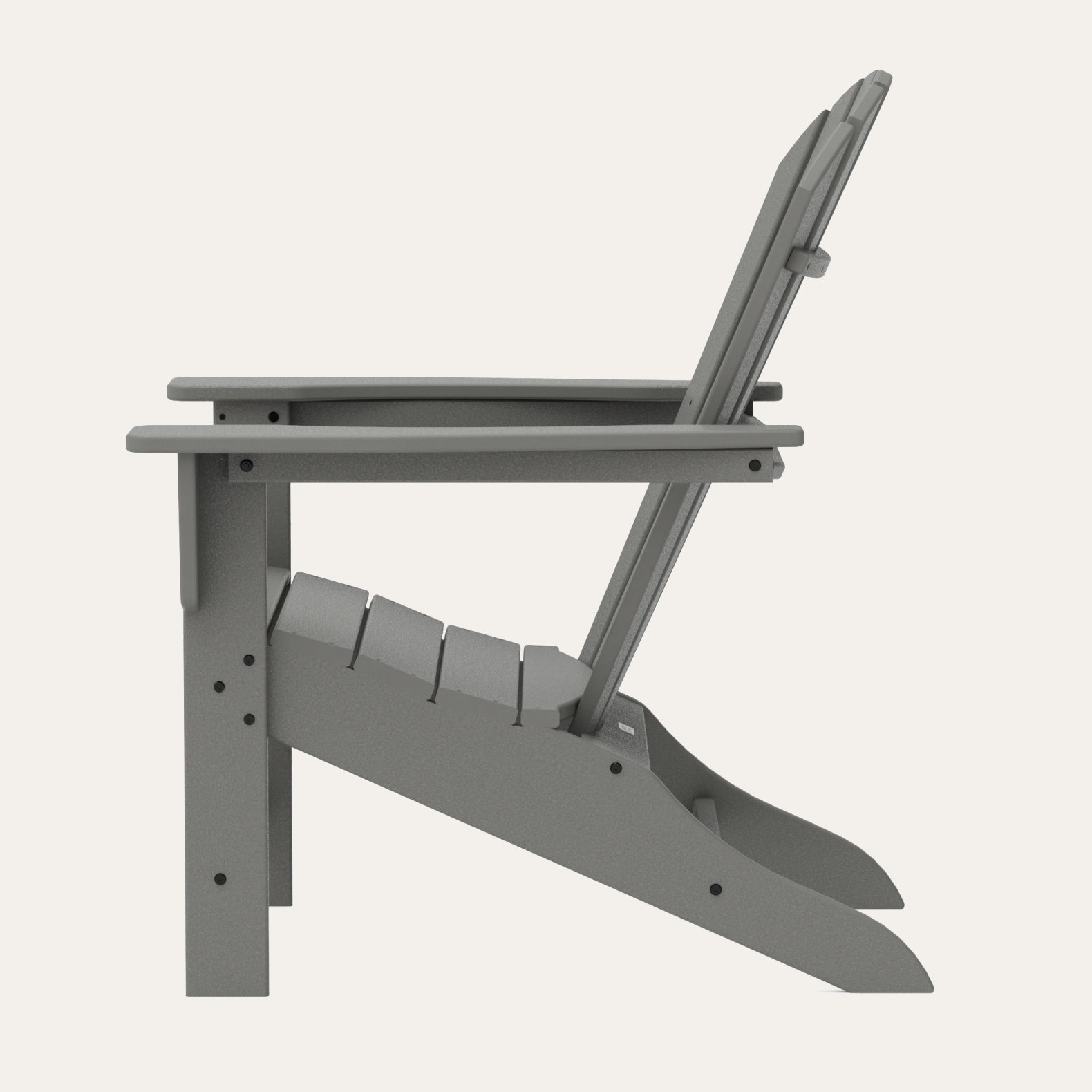 POLYWOOD® Verlyn Adirondack Chair, Slate Gray