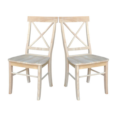 Bellmead Solid Wood Cross Back Side Chair