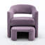 Fauteuil demi-tonneau avec repose-pieds Kyah-220945851