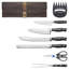 Forged Accent Knife Roll Set 9 Piece