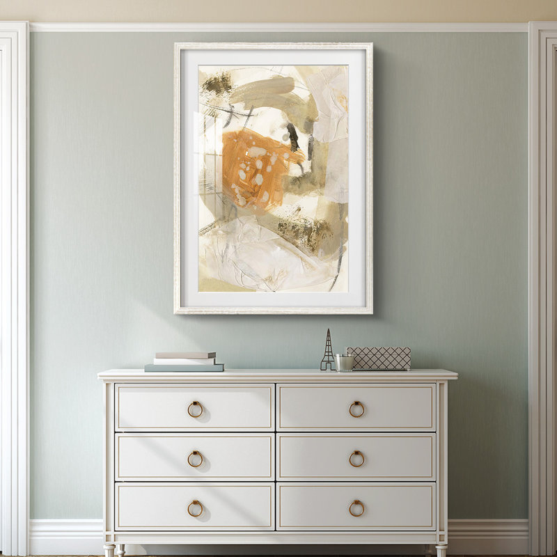 Floating Pieces I -Framed Print