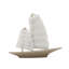 Seabrook Resin Sailboat Sculpture
