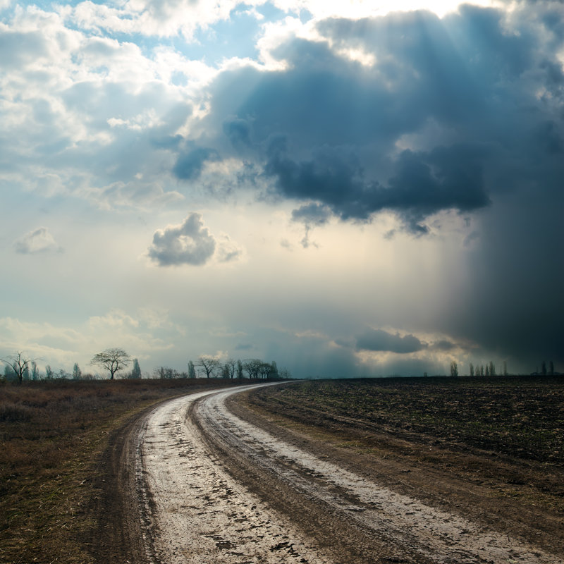Road To Dramatic Sky by Mycola - Wrapped Canvas Print, 91cm H x 91cm W x 3.8cm D