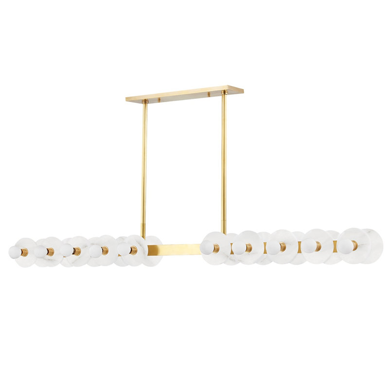 Austen 20 - Light Kitchen Island Pendant, Aged Brass