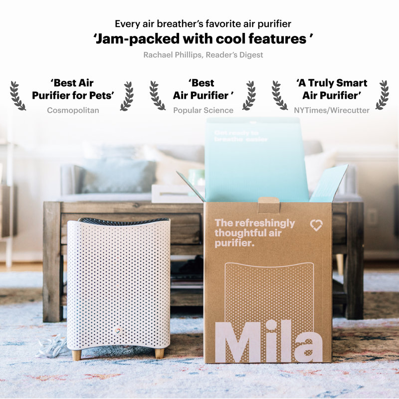 Mila Air Purifier with Critter Cuddler Filter for Pets