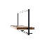 Mccombs Teak Solid Wood Floating Shelf-1123366404