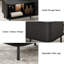 Table basse 47,2 po Mid Century Modern-1545713346