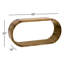 Console en bois massif l 60 po Osblek