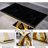 Collina Faux Marble Top Metal Base Dining Table-1814300675