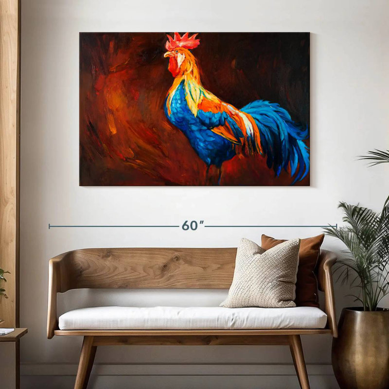 Poulet Brampt Rooster, H 32 po x l 48 po