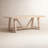 Granita Trestle Base Rectangular Dining Table-1845097250