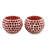 2.6'' H Glass Tabletop Tealight Holder