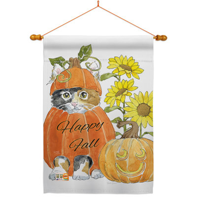 Double Sided 40'' H x 28'' W Polyester Animal Flag Set