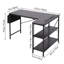 Foldable Modular Iron Computer Desk