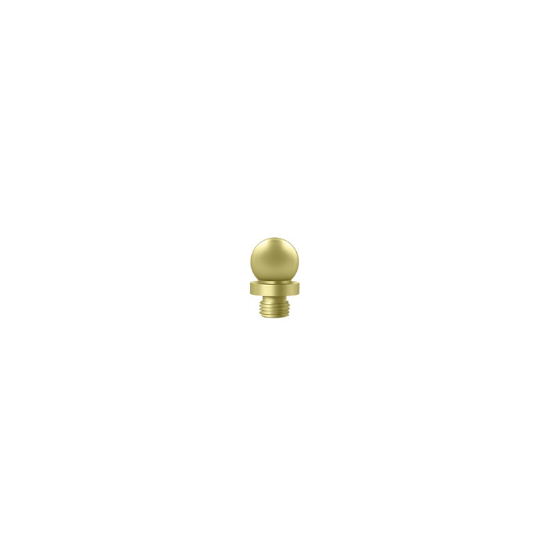 Ball Tip Door Hinge, Polished Brass
