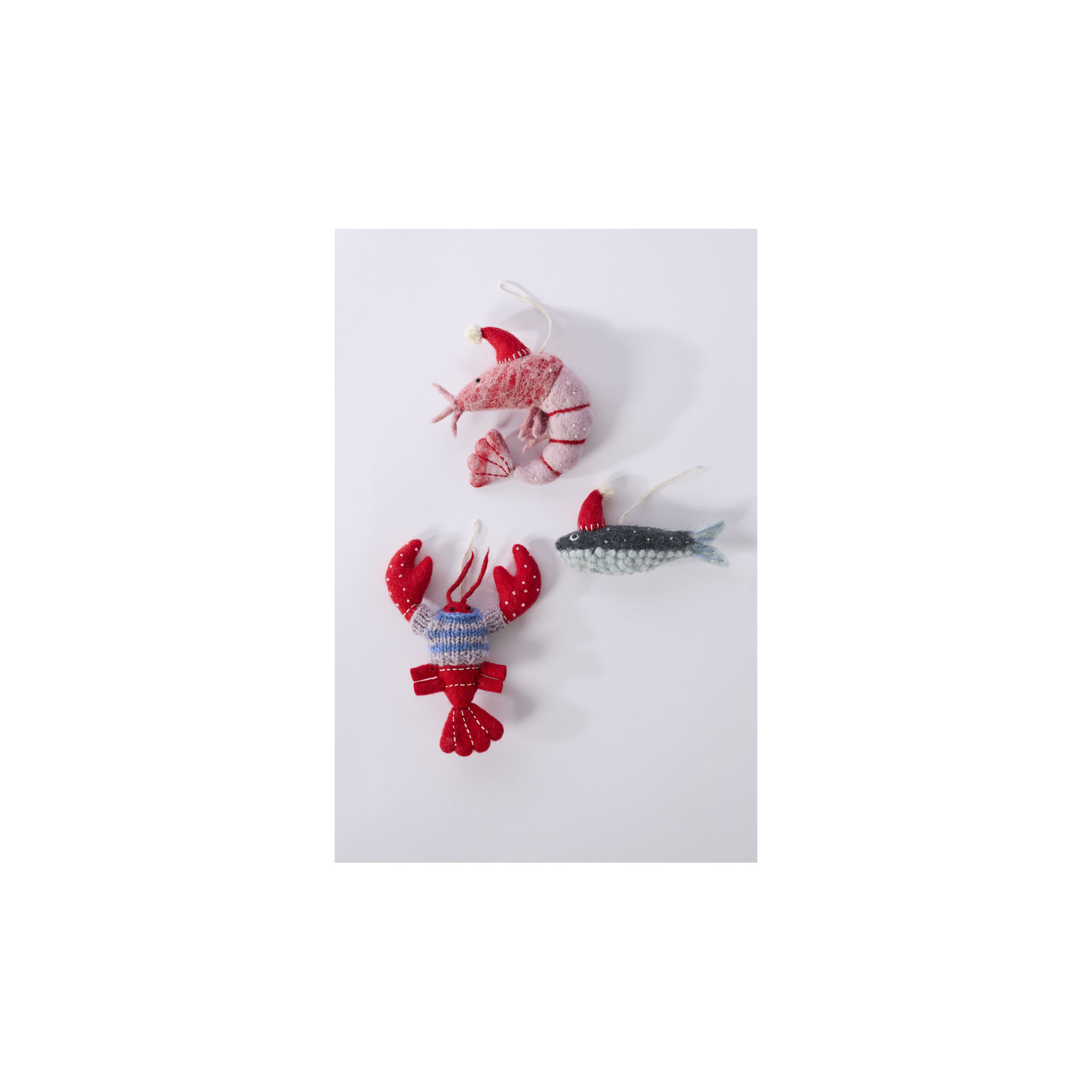 Nantucket Christmas Ornament 5"x 4"x 1.5"