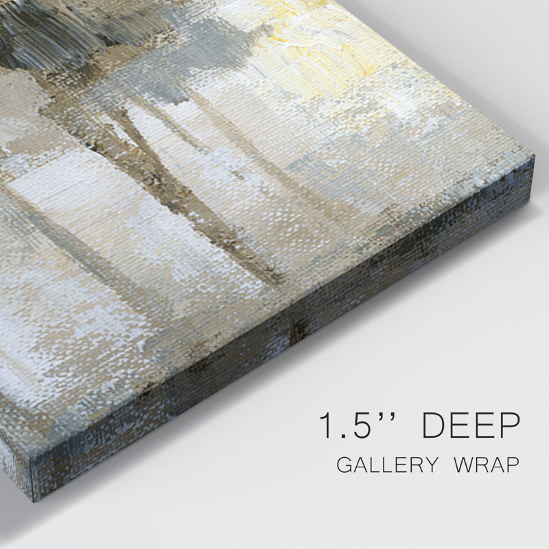 " Linen Trees " 3 - Pieces, 40" H x 90" W x 1.5" D
