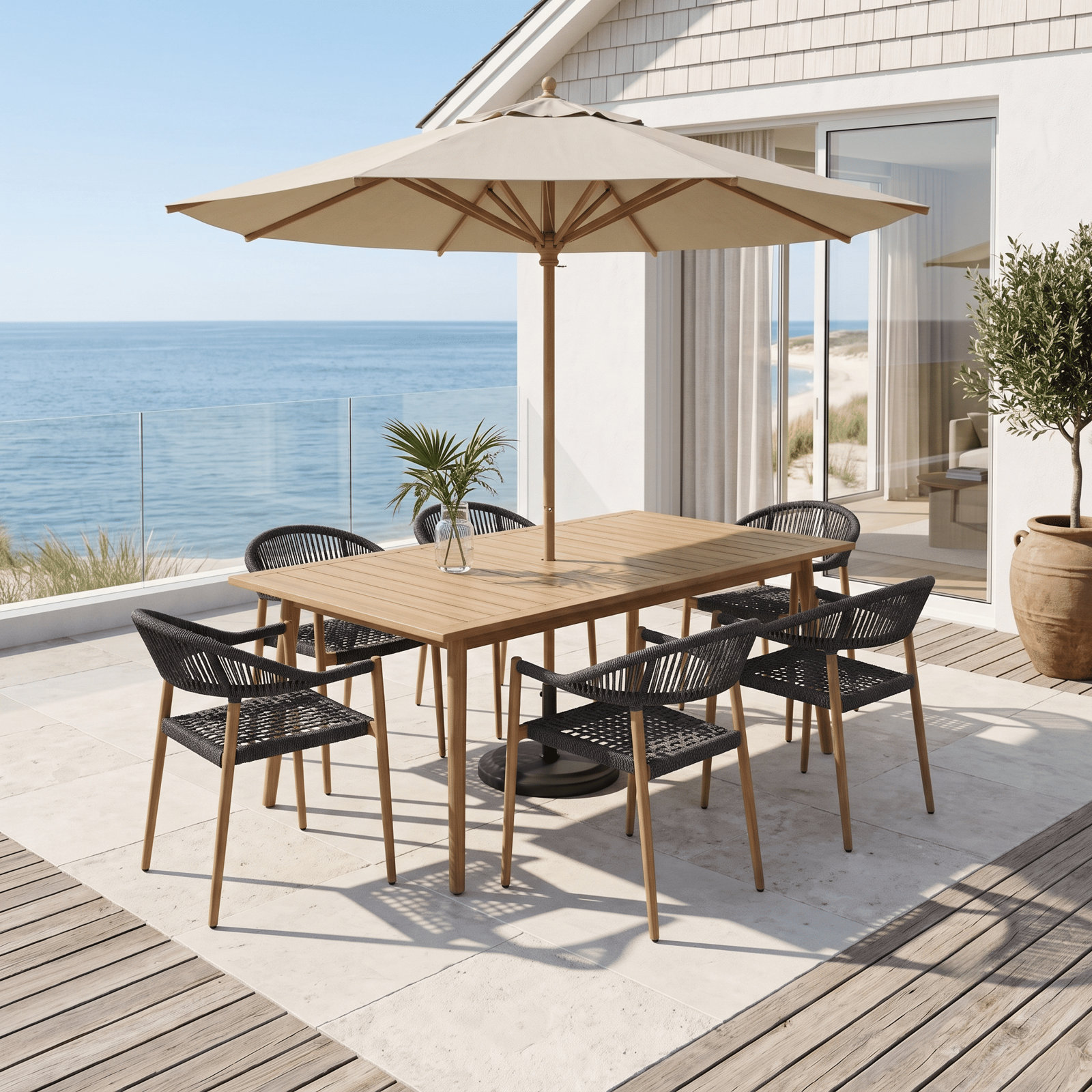 Oniel 67" Patio Dining Set