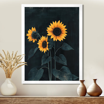 Impression sur toile florale, "D craint"