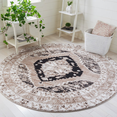 Tapis brun / noir Drumraw