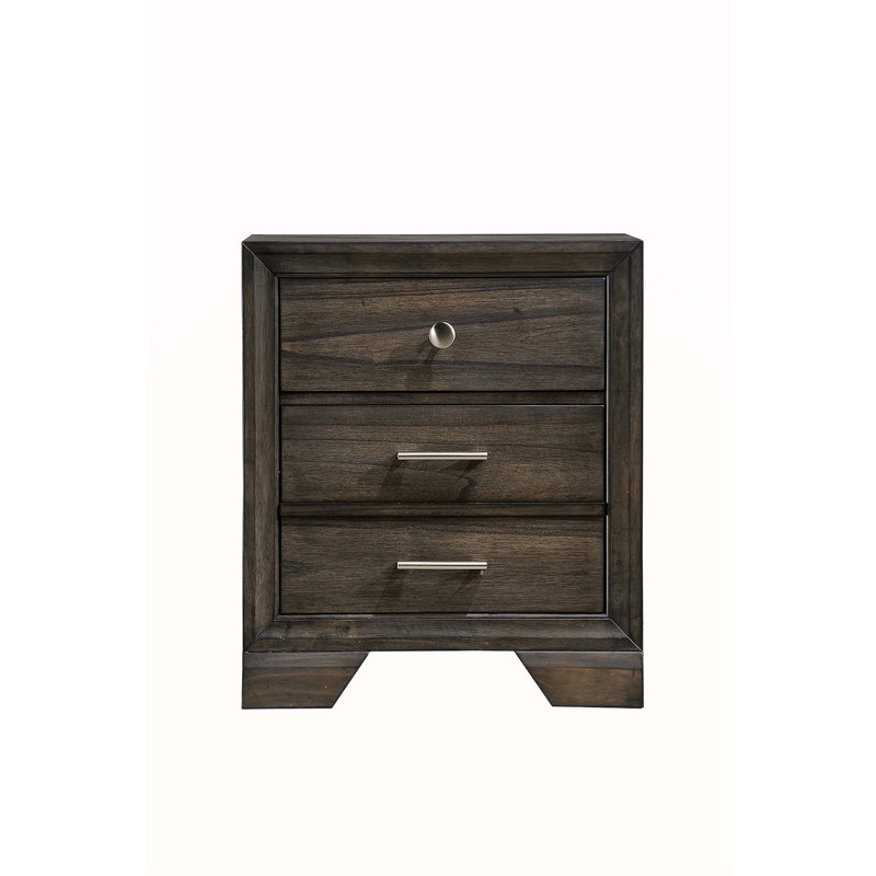 Table de chevet 2 tiroirs 1pc