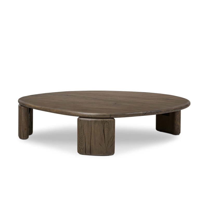 Falco Nesting Table-Small-Grey Reclaimed French Oak, 11.25" H x 47.5" L x 47.5" W
