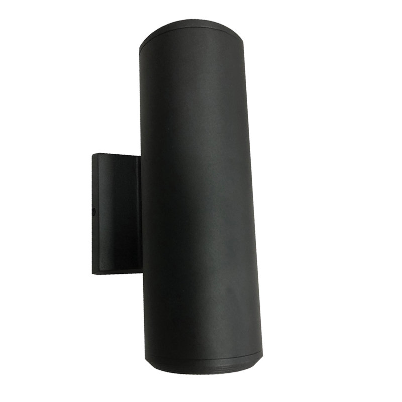 Applique murale d'extérieur 2 lumières Menahan - Noir mat
