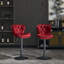 2 tabourets de bar avec siège capitonné, tabourets de bar rembourrés avec base en métal, tabouret de bar moderne pour la maison-2082524411-2082524413