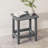 HIKHDPE All-weather Patio Adirondack Side Table Weatherproof & Durable Outdoor End Table-451755668