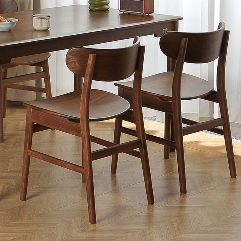 Simple And Durable Black Walnut Solid Wood Table