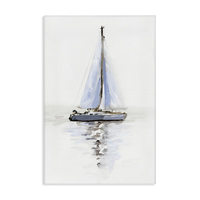 Art mural sur toile Reflection Beach Sails par Victoria Barnes
